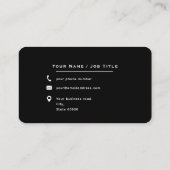 Volg Scan om verbinding te maken met ons QR-code z Visitekaartje (Achterkant)