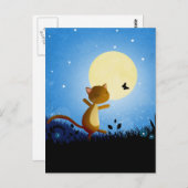 Volg uw dromen briefkaart (Voorkant / Achterkant)