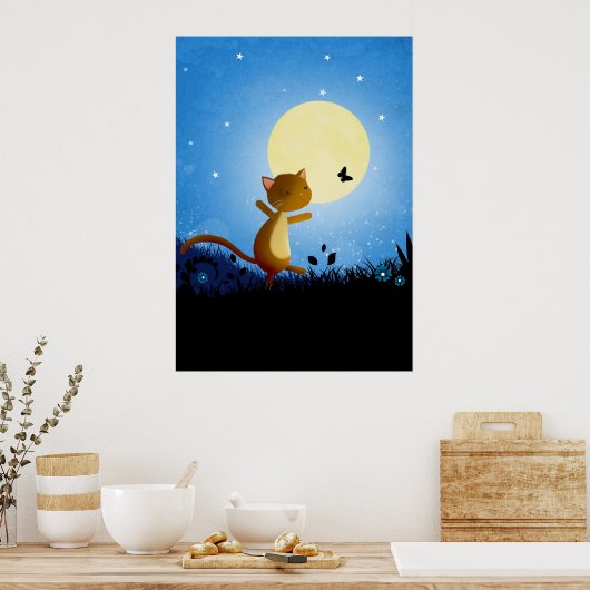 Volg uw dromen - poster afdrukken (Keuken)