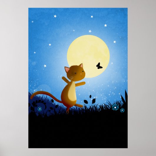 Volg uw dromen - poster afdrukken (Voorkant)