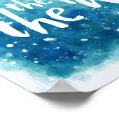 Volg uw droomcitaat poster (Hoek)