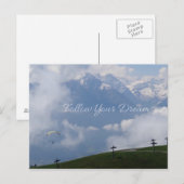 Volg uw eigen dromen-briefkaarten briefkaart (Voorkant / Achterkant)