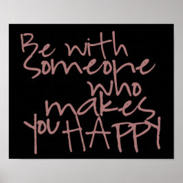 Volg uw Poster voor geluk