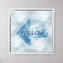 Volgen Canvas Afdruk