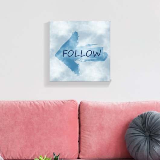 Volgen Canvas Afdruk (Insitu (Woonkamer))