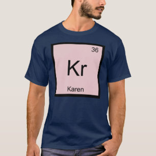 Volgen Naam Chemistry Element Periodieke Tabel T-shirt