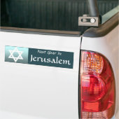 Volgend jaar in Jeruzalem Bumpersticker (Op Truck)