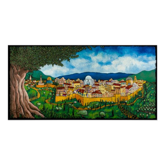 Volgend jaar in Jeruzalem, Poster Jonathan Kis-Lev Perfect Poster (Voorkant)