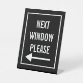 Volgend venster graag reclamebord met voetstuk (Voorkant)
