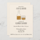 Volgende Celebration Whiskey verjaardagsfeestje ui Kaart (Voorkant / Achterkant)