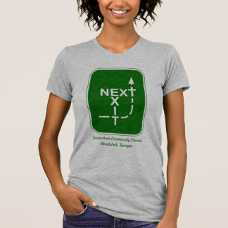 Volgende Exit Cornerstone-Logo T-shirt