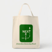 Volgende Exit Cornerstone Tote Bag (Voorkant)