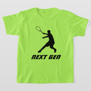 Volgende Gen forehand tennisspeler t shirt voor ki