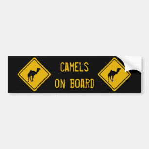 volgende kamelen van 10 km bumpersticker