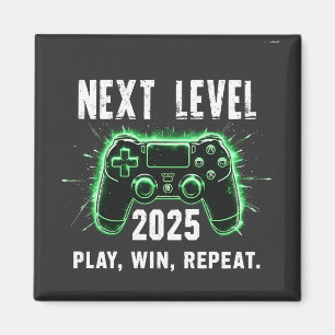 Volgende Level 2025 Play Win Herhaal Grappige Game Magneet
