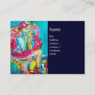 VOLGENDE SPELER IN DE NACHT, blauw Visitekaartje