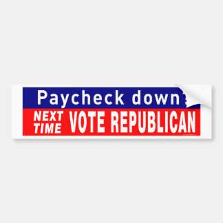VOLGENDE STEMMING REPUBLICAN BUMPERSTICKER