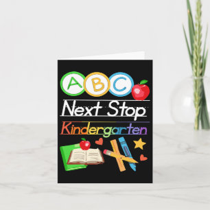Volgende Stop Kindergarten Preschool Afstuderen 20 Kaart