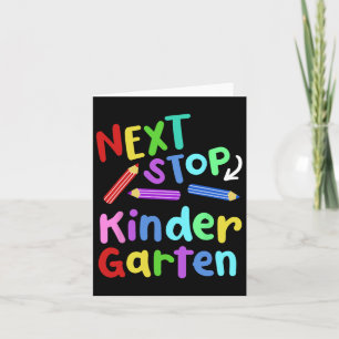 Volgende Stop Kindergarten Preschool Afstuderen 20 Kaart