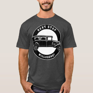 Volgende Stop Willoughby KLEIN ONTWERP T-shirt