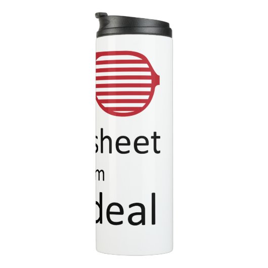 Volgens mijn spreadsheet ben ik een groot probleem thermosbeker (Geroteerd rechts)