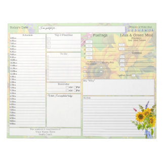 Volgorde van - Dagelijkse Planner 5 en 1 Food Jour Notitieblok