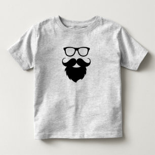 Volgroeide grappige baard man kinder shirts
