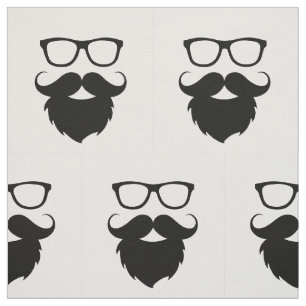 Volgroeide grappige baard man stof