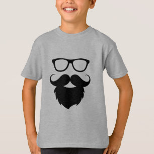 Volgroeide grappige baard man t-shirt