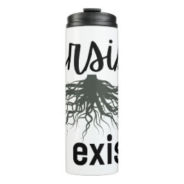 Volharden in bestaan thermosbeker