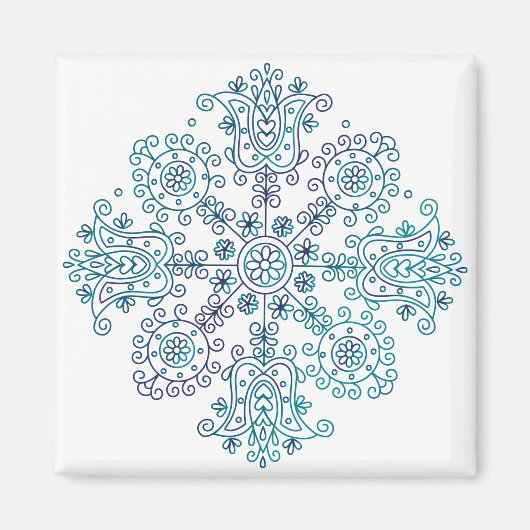 Volk Mandala Magneet (Voorkant)