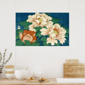  volken op blauw poster (Keuken)