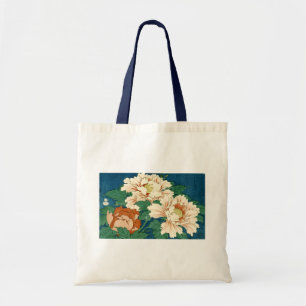 volken op blauw tote bag