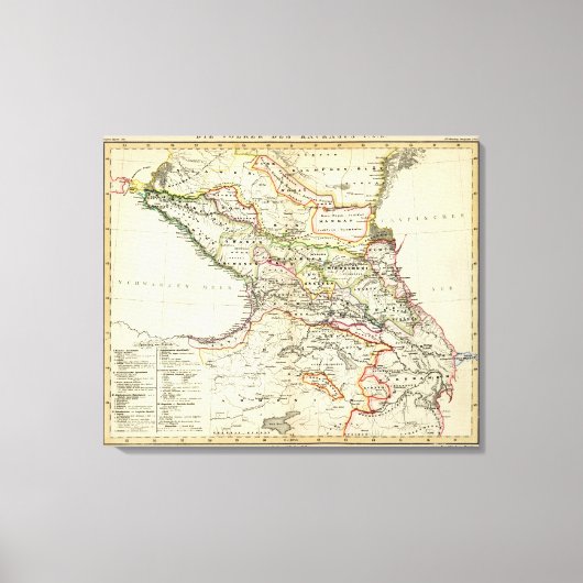 volken van de Kaukasus Canvas Afdruk (Voorkant)