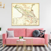 volken van de Kaukasus Canvas Afdruk (Insitu (Woonkamer))