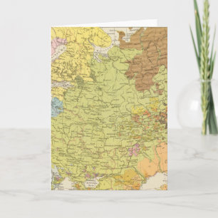 Volkerkarte von Russland - Carte de la Russie