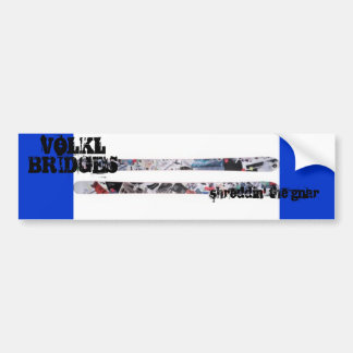 VOLKL BRIDGES BUMPERSTICKER