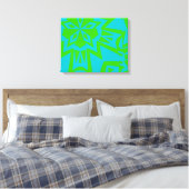 Volkomen Abstract Canvas Afdruk (Insitu (Slaapkamer))