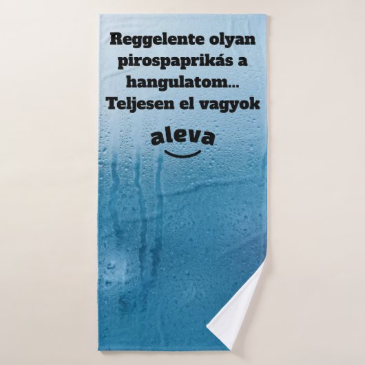 Volkomen afgedroogde handdoek (Badhanddoek)