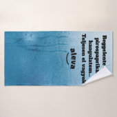 Volkomen afgedroogde handdoek (Badhanddoek)