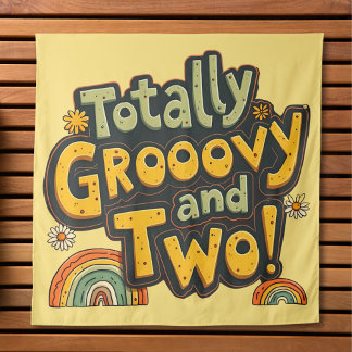 Volkomen Groovy en Tweede Verjaardag Wandkleed