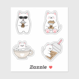 Volkomen Schattige kattenliefhebbers Sticker