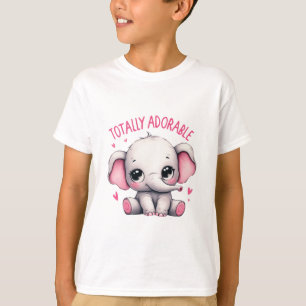 Volkomen Schattige Olifant Schattige Kunst T-shirt