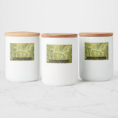 Volkorenbloem Label voor Keukenopslag Voedselcontainer Etiket (Flessen)