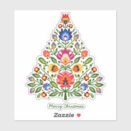 Volksbetovering: Kerstboom Sticker