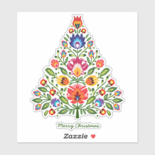 Volksbetovering: Kerstboom Sticker