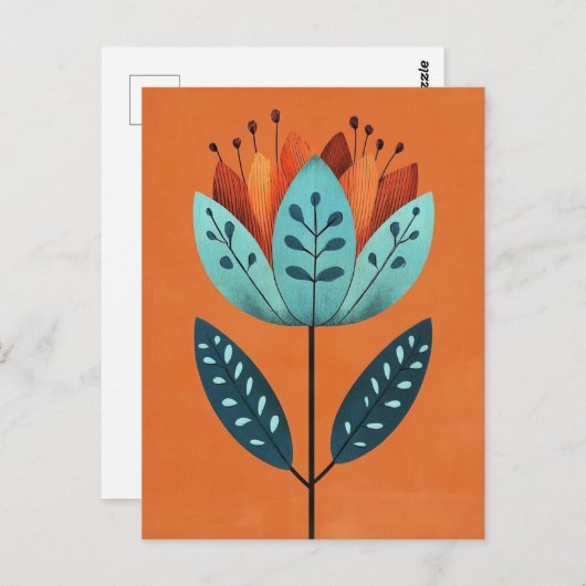 Volksbloei #232 briefkaart (Voorkant / Achterkant)