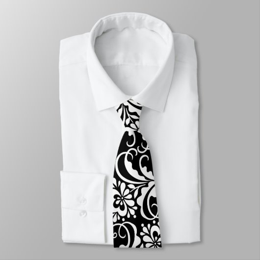 Volksbloem_wit Stropdas (Gebonden)