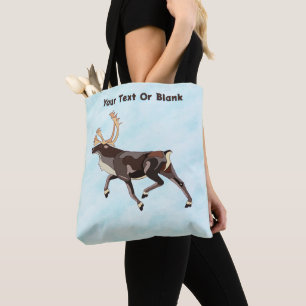 Volkskunst Caribou/rendieren Draagtas