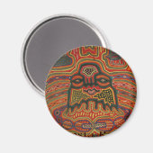 Volkskunst Costa Rica Magneet (Voorkant / Achterkant)